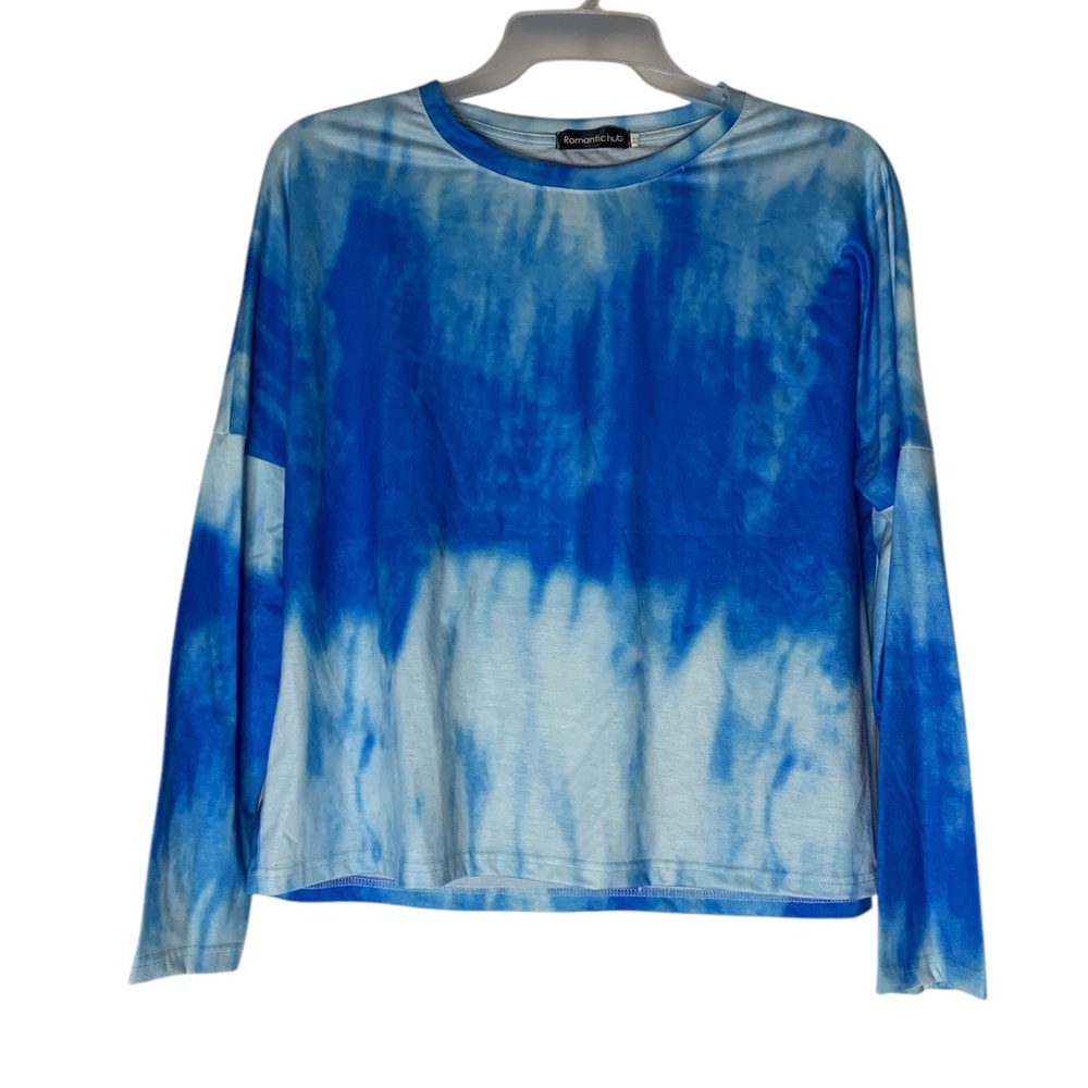 Romantichut  Tie-Dye Long Sleeve Women’s  shirt. XL
